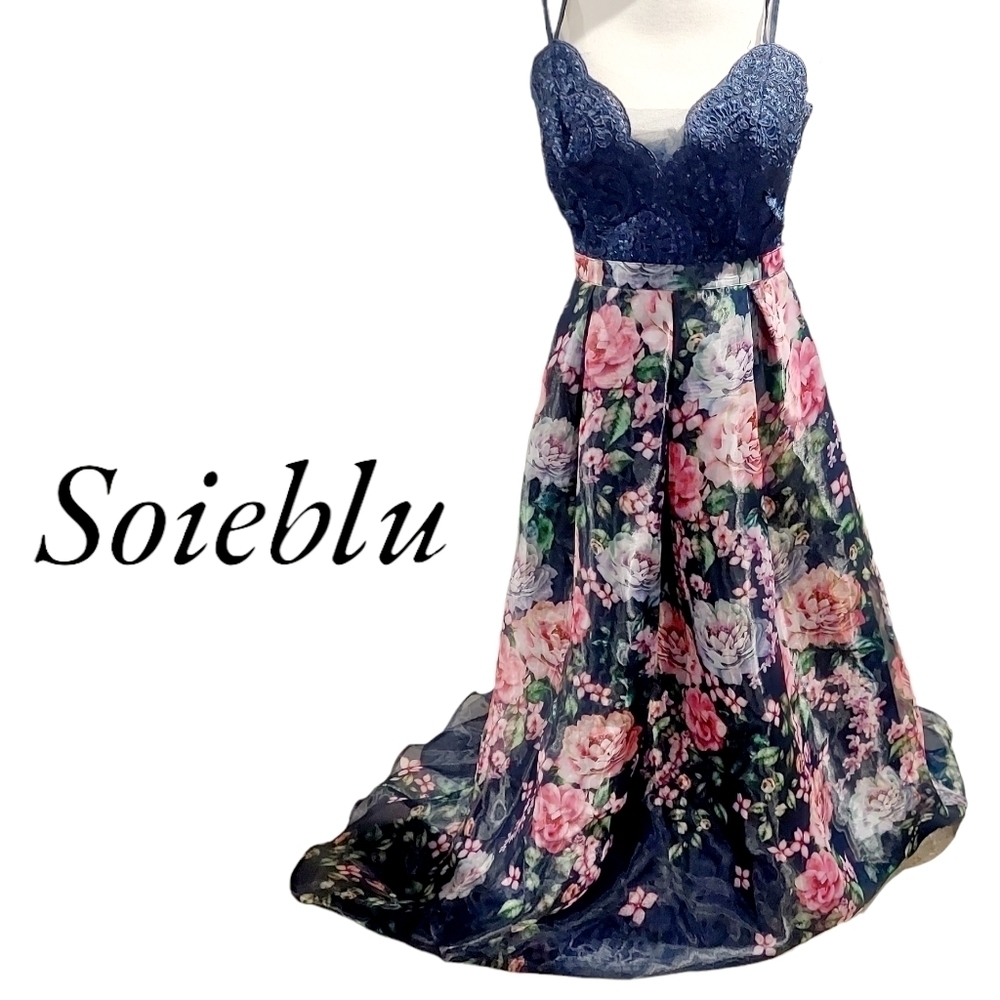 SOIEBLU dress womens size large floral print